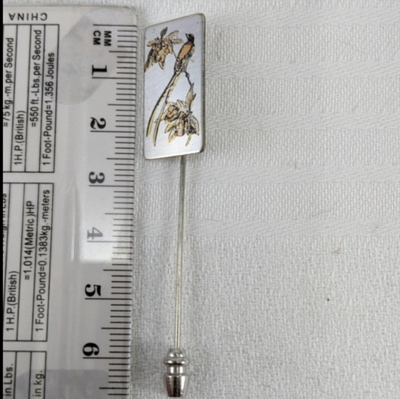 🇨🇦 1970s Reed & Barton Damascene Stick Pin - Picture 4 of 5